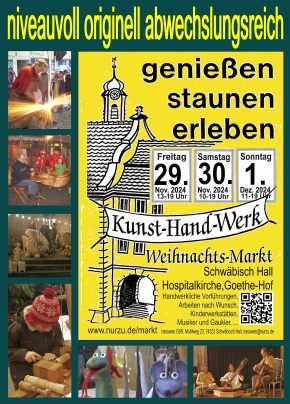 Handzettel Kunst-Hand-Werk-Markt